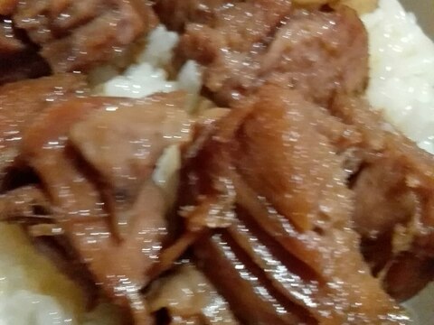 豚の角煮丼(^^)